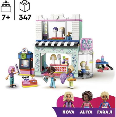 LEGO Friends KIRPYKLA IR AKSESUARŲ PARDUOTUVĖ 42662