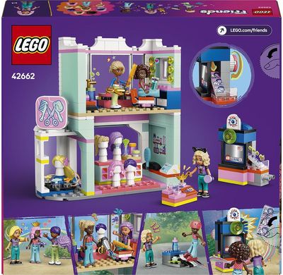 LEGO Friends KIRPYKLA IR AKSESUARŲ PARDUOTUVĖ 42662