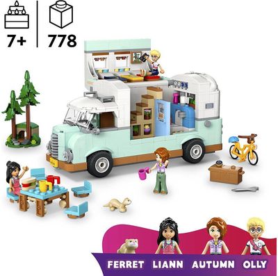 LEGO Friends DRAUGYSTĖS NAMELIO ANT RATŲ NUOTYKIS 42663