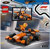 LEGO City F1® VAIRUOTOJAS SU MCLAREN LENKTYNINIU AUTOMOBILIU 60442