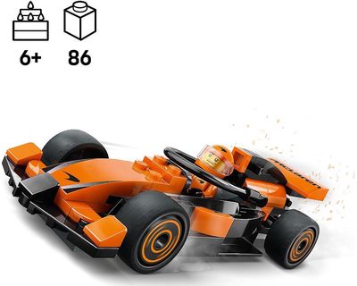 LEGO City F1® VAIRUOTOJAS SU MCLAREN LENKTYNINIU AUTOMOBILIU 60442