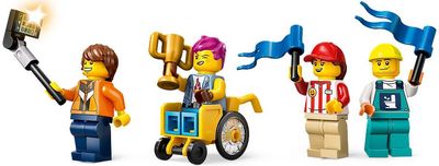 LEGO City BE RIBŲ: LENKTYNINIŲ AUTOMOBILIŲ RAMPŲ TRASA 60460