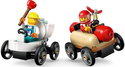 LEGO City BE RIBŲ: LENKTYNINIŲ AUTOMOBILIŲ RAMPŲ TRASA 60460