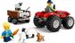 LEGO City RAUDONAS ŪKIO TRAKTORIUS SU PRIEKABA IR AVIMI 60461
