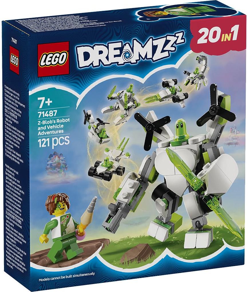 LEGO Dreamzzz Z-BLOB ROBOTŲ IR TRANSPORTO PRIEMONIŲ NUOTYKIAI