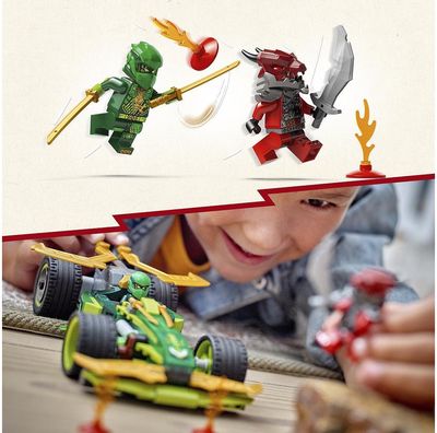 LEGO Ninjago LLOYD SPYRUOKLINIS LENKTYNINIS AUTOMOBILIS 71828