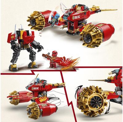 LEGO Ninjago KAJAUS AUDROS ROBOTAS-MOTOCIKLAS 71830