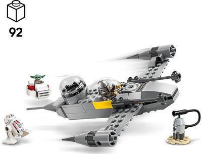 LEGO Star wars MANDO IR GROGU KOVOS ERDVĖLAIVIS N-1 75410
