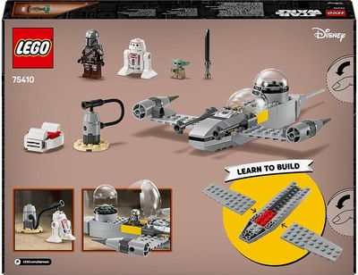 LEGO Star wars MANDO IR GROGU KOVOS ERDVĖLAIVIS N-1 75410