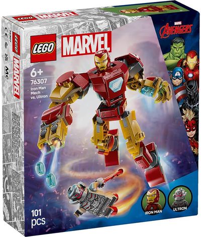 LEGO Super heroes GELEŽINIO ŽMOGAUS ROBOTAS PRIEŠ ALTRONĄ 76307