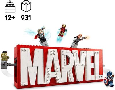 LEGO Super heroes MARVEL LOGOTIPAS IR MINIFIGŪRĖLĖS 76313
