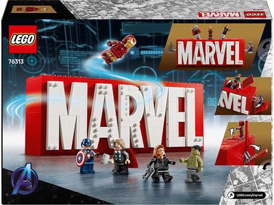 LEGO Super heroes MARVEL LOGOTIPAS IR MINIFIGŪRĖLĖS 76313