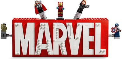 LEGO Super heroes MARVEL LOGOTIPAS IR MINIFIGŪRĖLĖS 76313