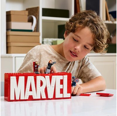 LEGO Super heroes MARVEL LOGOTIPAS IR MINIFIGŪRĖLĖS 76313