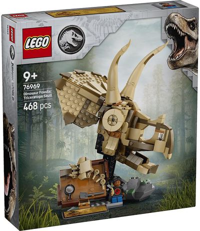 LEGO Jurassic DINOZAURŲ FOSILIJOS: TRICERATOPSO KAUKOLĖ 76969