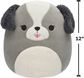 Pliušinis žaislas SQUISHMALLOWS Malu - Grey Shih-Tzu 30 cm. W17