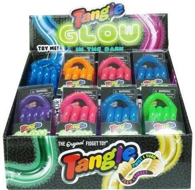 TANGLE Tamsoje šviečiantis antistresinis žaislas