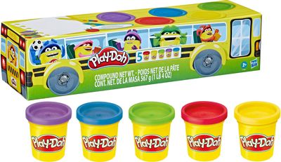 PLAY-DOH Plastilino rinkinys, 5 vnt.