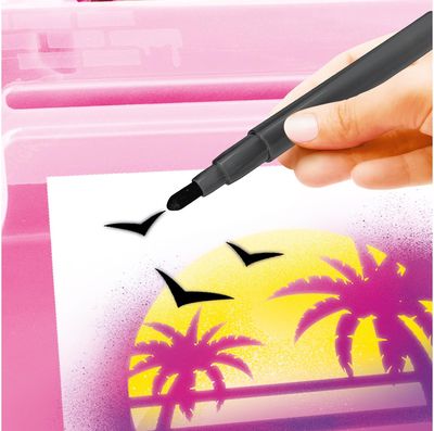AIRBRUSH Menininko lagaminėlis su aerografu