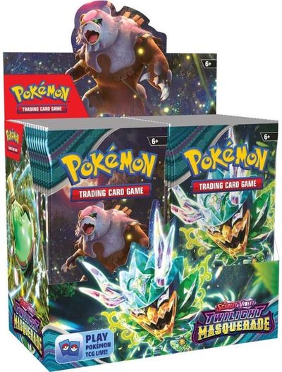 Kolekcinės kortelės Pokémon TCG: Scarlet & Violet - Twilight Masquerade - Booster pack