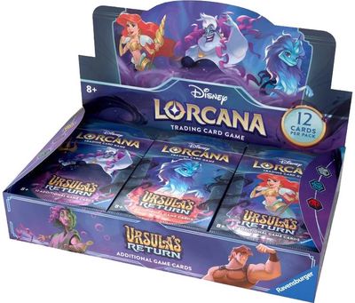 Kolekcinės kortelės Disney Lorcana TCG - Ursula's Return Booster pack