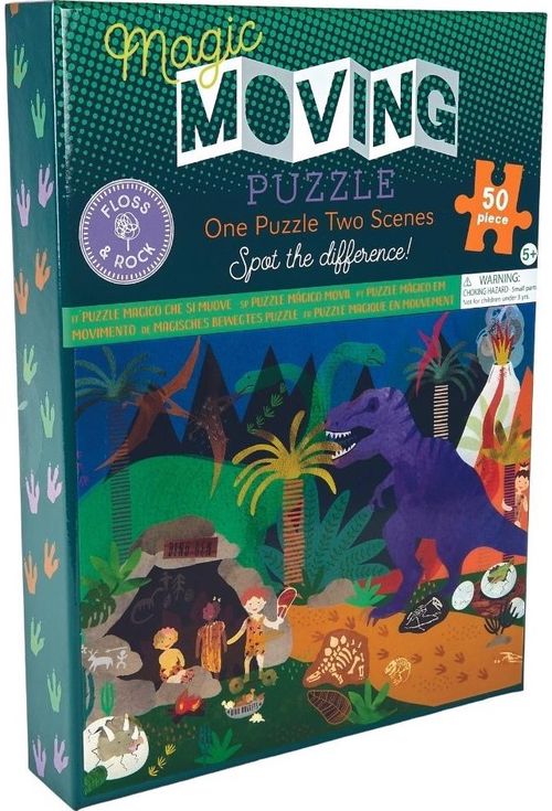 Dėlionė keičianti vaizdą FLOSS&ROCK Dinozauras 50 det. dovanos nuotrauka