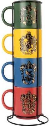 Puodelių rinkinys HARRY POTTER, 4 vnt.