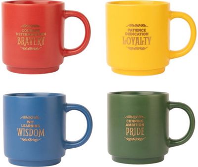 Puodelių rinkinys HARRY POTTER, 4 vnt.