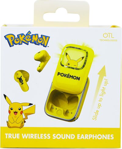 Belaidės ausinės OTL Pokémon Pikachu Slide TWS Earphones