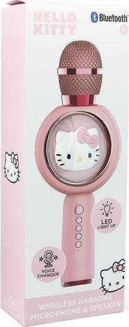 Karaoke mikrofonas OTL Hello Kitty PopSing LED Karaoke Mic