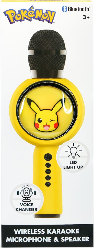 Karaoke mikrofonas OTL Pokémon Pikachu PopSing LED Karaoke Mic