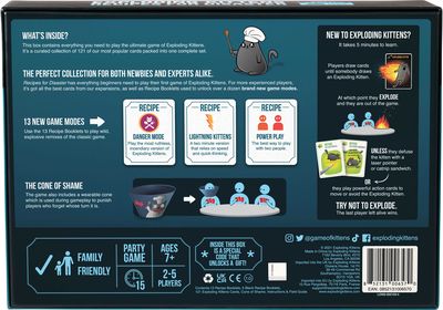 Stalo žaidimas Exploding Kittens Recipes For Disaster (EN)