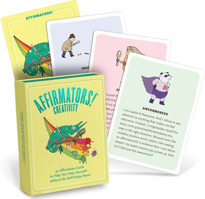 Afirmacijų kortelės Affirmators! Creativity: 50 Affirmation Cards Deck (EN)