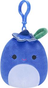 Pliušinis žaislas SQUISHMALLOWS Bluby - Blueberry 8 cm., pakabinamas, W17