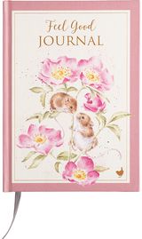 Dienoraštis WRENDALE Feel Good, 15 x 21 cm, su iliustracijomis, angl.