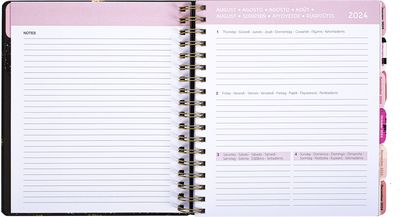 Darbo knyga TCD BUSY BEE 17 mėn. 2024 rugp. - 2025 gruod., 23,5 x 21 cm