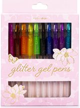 Geliniai rašikliai POSH+POP GLITTER BUTERFLY, 12 sp.