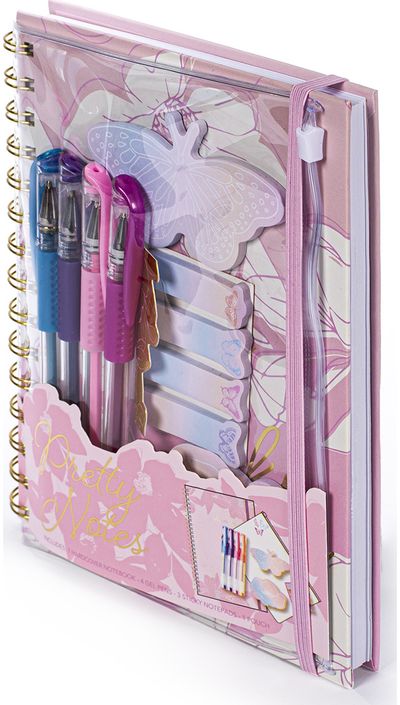 Kanceliarins rinkinys POSH+POP DREAMS: blok., tušinuk., lip. lapeliai