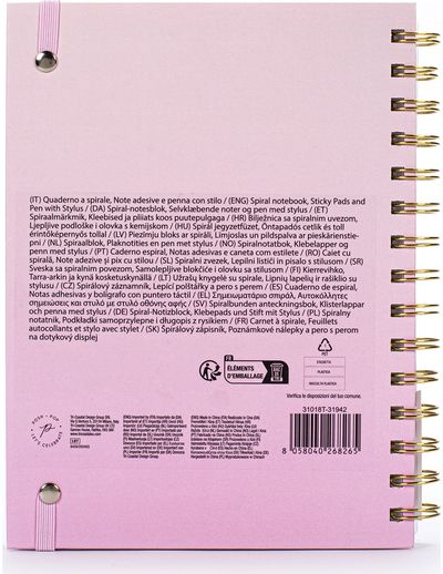 Kanceliarins rinkinys POSH+POP DREAMS: blok., tušinuk., lip. lapeliai