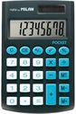 Kišeninis skaičiuotuvas MILAN, su dangteliu, juodos sp.