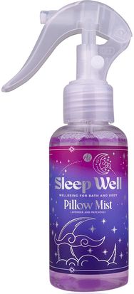 Pagalvių purškiklis SLEEP WELL, įv. rūšys, kvapas: levandos ir pačiuliai, 90 ml.