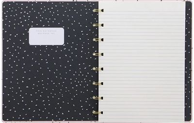 Užrašinė FILOFAX Confetti, A5, keičiami lapai, Rose Quartz