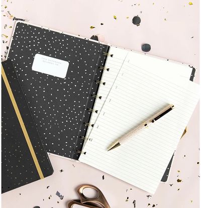 Užrašinė FILOFAX Confetti, A5, keičiami lapai, Rose Quartz