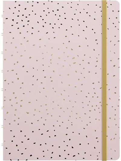 Užrašinė FILOFAX Confetti, A5, keičiami lapai, Rose Quartz