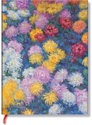 Užrašinė Hard Monet’s Chrysanthemums, Ultra, linijomis, 144 p.