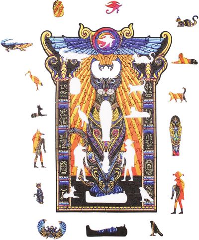 Medinė dėlionė FANTASY BASTET 150 det. size M (21x30 cm)
