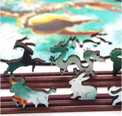 Medinė dėlionė FANTASY zodiako ženklai SKORPIONAS 200 det.