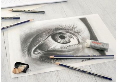 Pieštukų rinkinys Faber-Castell Goldfaber, 6vnt., 2H,HB,B,2B,4B,6B