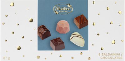 Šokoladinių saldainių rinkinys „Rūta 1913. Laiko išmėgintas skonis!”, 87 g