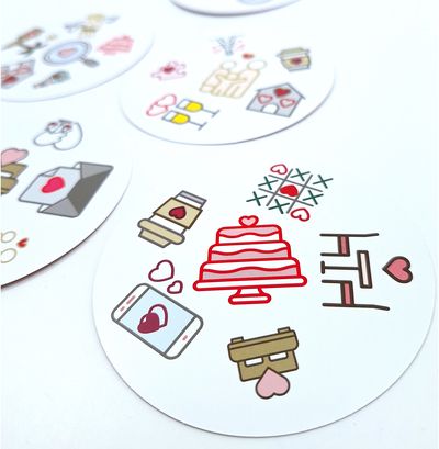 Stalo žaidimas DUETO! Love